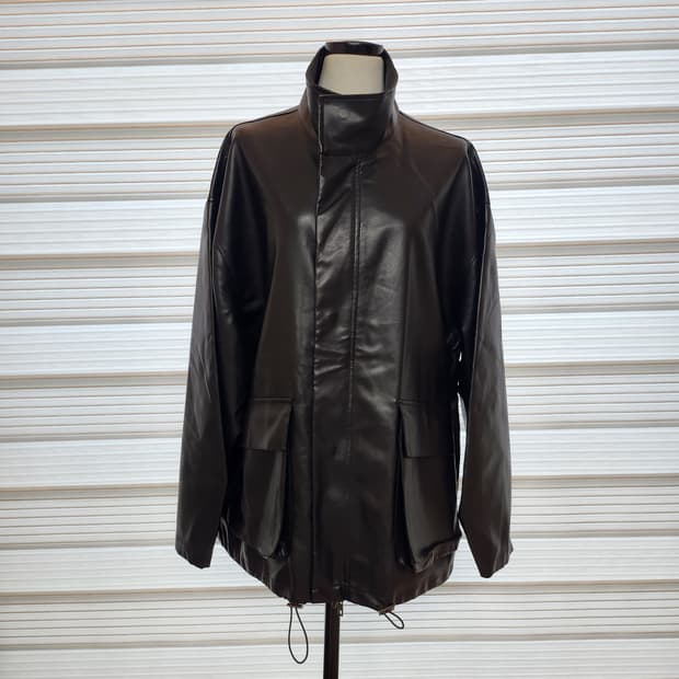 《새상품》에코 레더 가죽 자켓 점퍼(남녀공용)