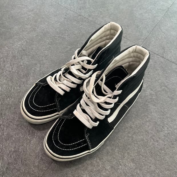 반스 스케이트보드 하이 블랙 260