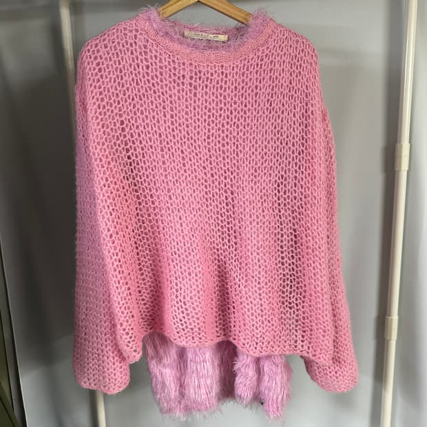 [설명 참고] 1017 알릭스 핑크 크루넥 니트 스웨터