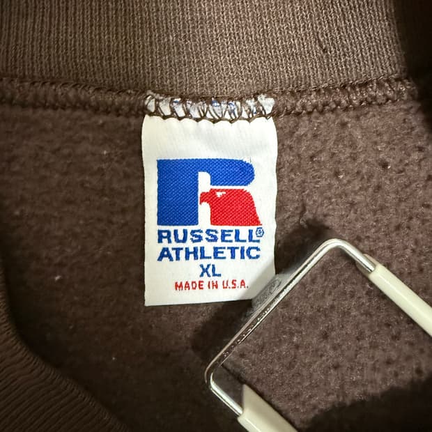 [XL] 90s 빈티지 러셀 스웻셔츠 맨투맨 브라운