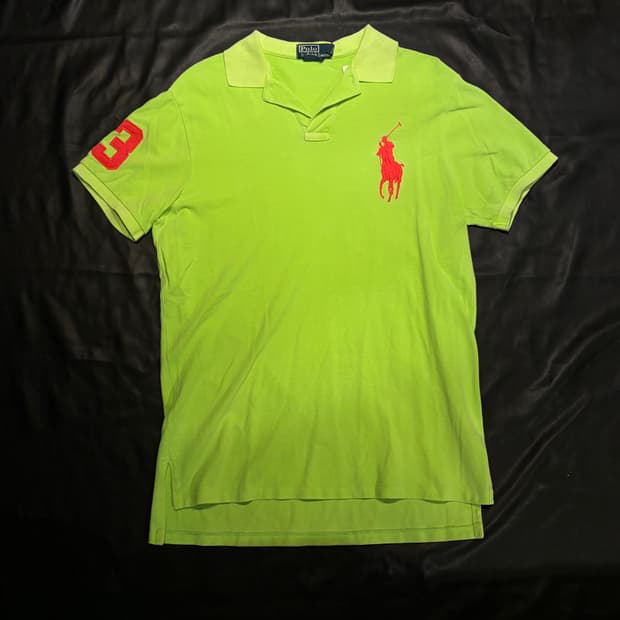 폴로 랄프로렌 반팔티 라임