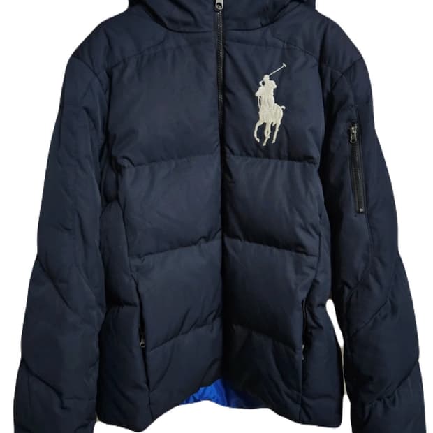 폴로 랄프로렌 네이비 빅포니 패딩 보이즈 XL