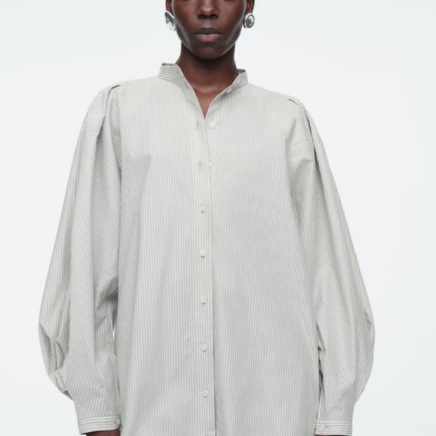 [새상품] COS 코스 셔츠원피스 38