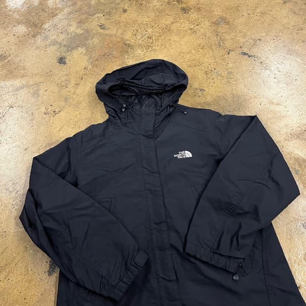 [정품/85] 노스페이스 블랙 후드 바람막이 자켓 b17