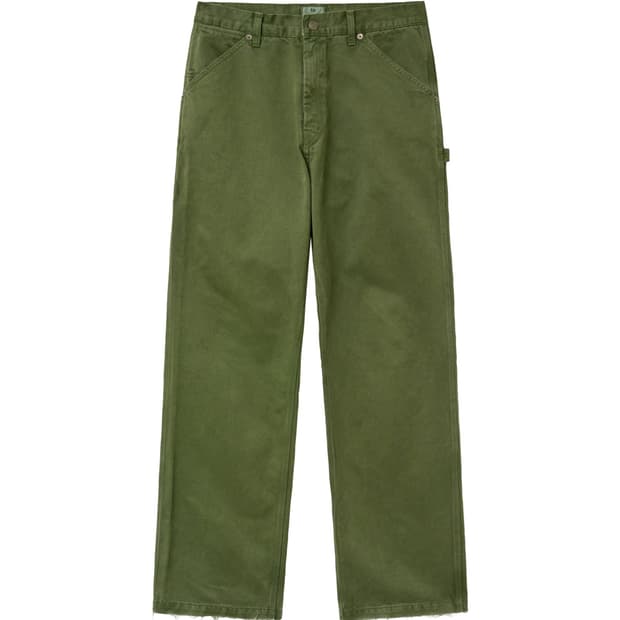 에이타 a.ta CUT OFF CARPENTER PANTS (MOSS)
