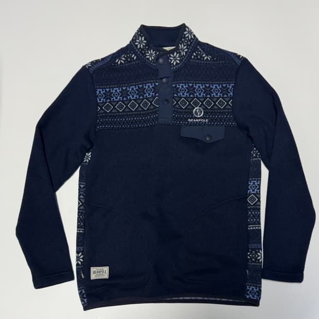 빈폴 아웃도어 플리스 풀오버 반집업 긴팔 M