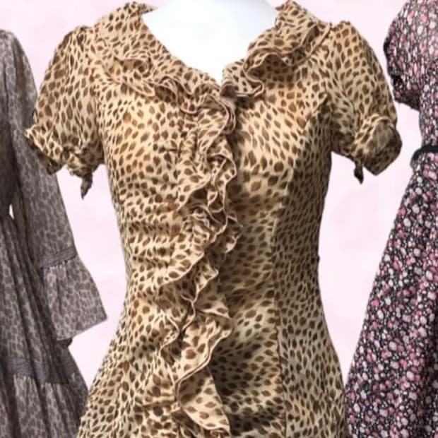 호피블라우스/갸루