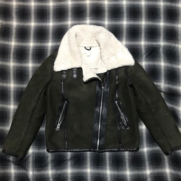 Hnm b-3 카키 무스탕