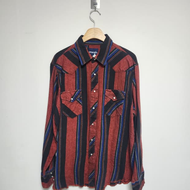 랭글러Wrangler 웨스턴  셔츠 XL - S67