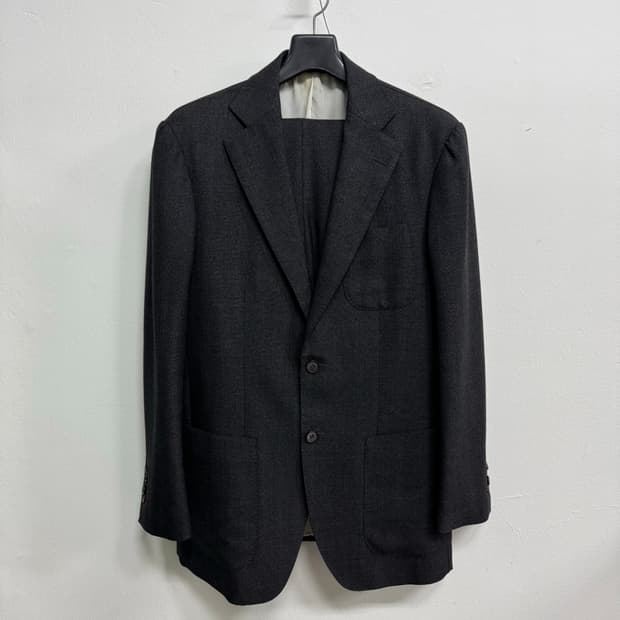 수트서플라이 E.THOMAS 120수 다크그레이 셋업 수트 48