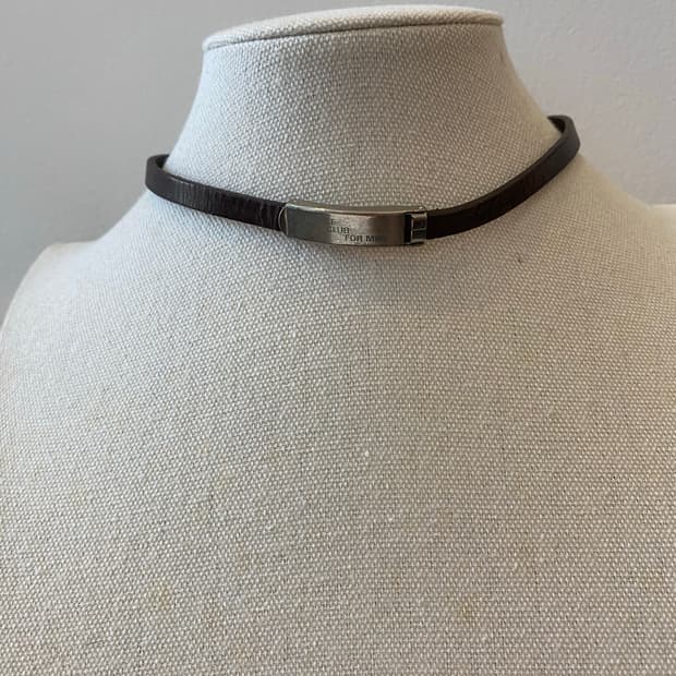 니콜클럽포맨 이태리래더 가죽 목걸이