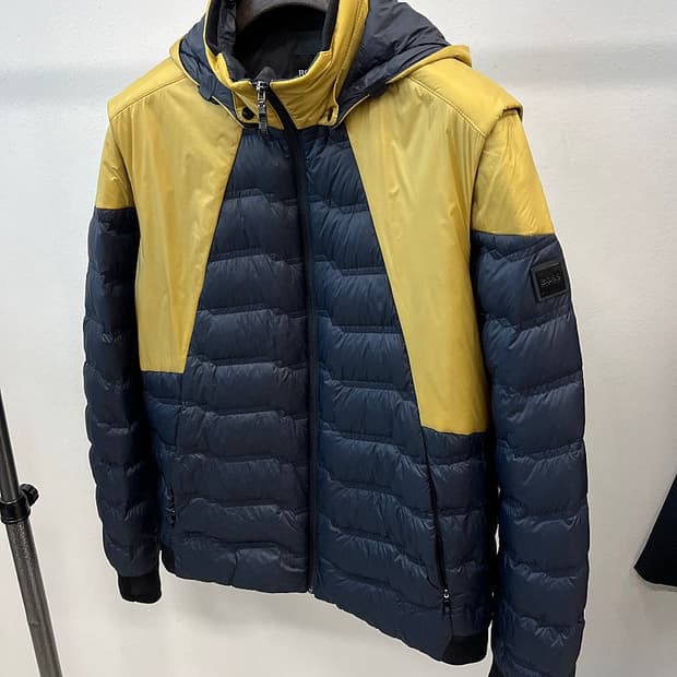 105) 휴고보스 후드 경량다운 