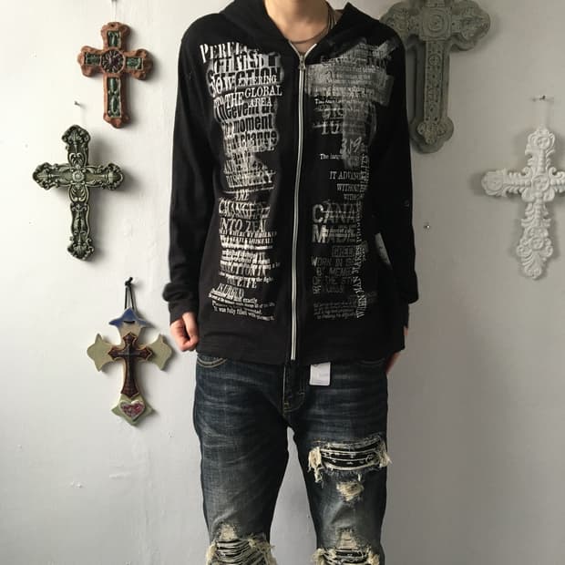 Printing hood zip up