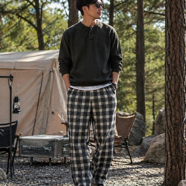 Graphpaper 그라프페이퍼 울  쉐프 팬츠