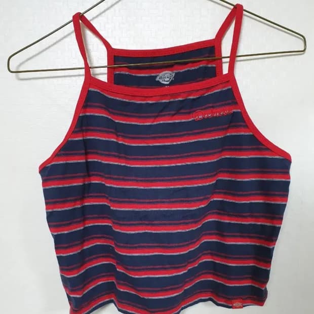 디키즈 크롭 민소매티셔츠(새상품)