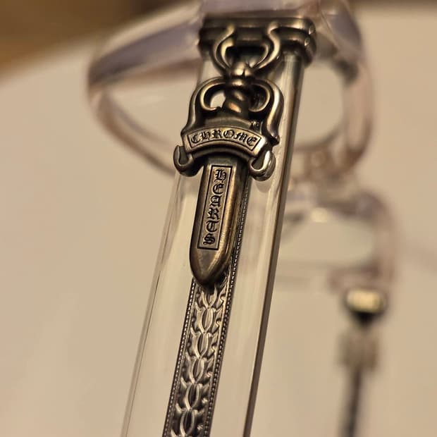 [정품] Chrome Hearts 클리어 솔 대거 안경