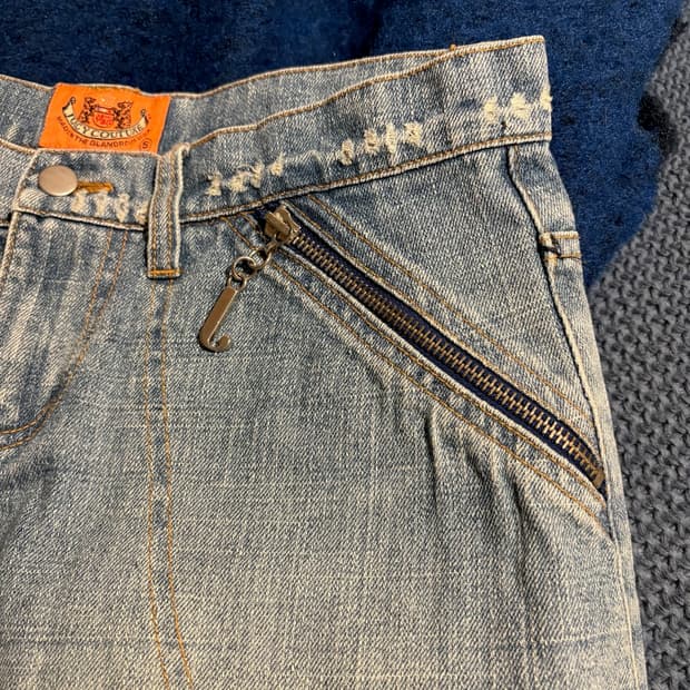 Juicy couture denim skirt