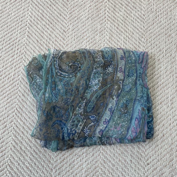 빈티지 페이즐리 머플러 