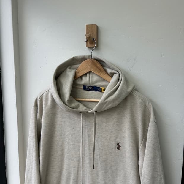 15831 - 폴로 랄프로렌 오트밀 후드티