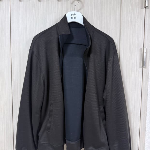 [3]폴리테루 휴먼인덱스 스트라이프 져지 블랙카키