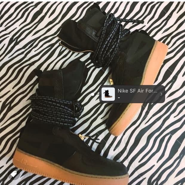 나이키 SF 스페셜 필드 에어포스 1 하이 블랙