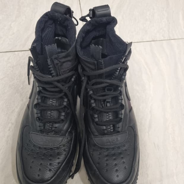 나이키 에어포스1 하이 윈 고어텍스 트리플블랙 270