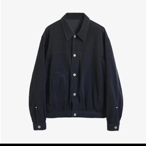 폴리테루 코듀로이 트러커 자켓 다크네이비 2