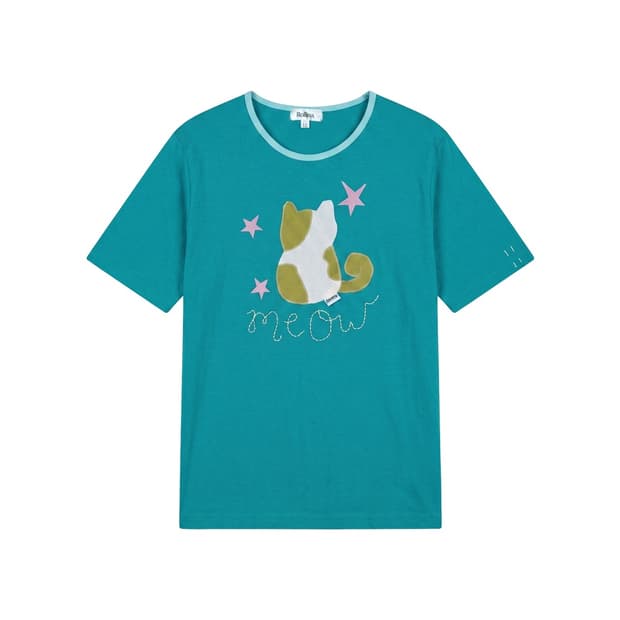 [Handmade] Short Sleeve Teal 34