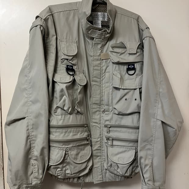 90‘s columbia fishing jacket