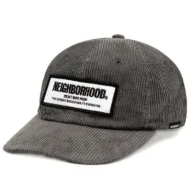 네이버후드 코듀로이 패치 캡