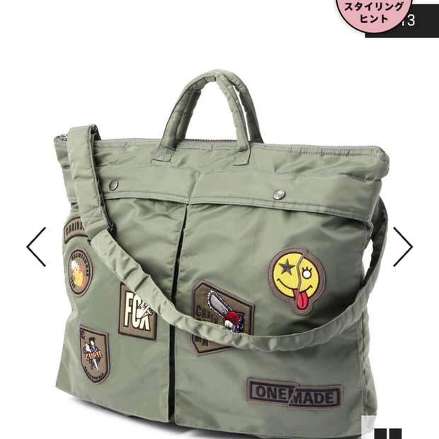 avirex 헬멧백 onmade 체인소맨 콜라보