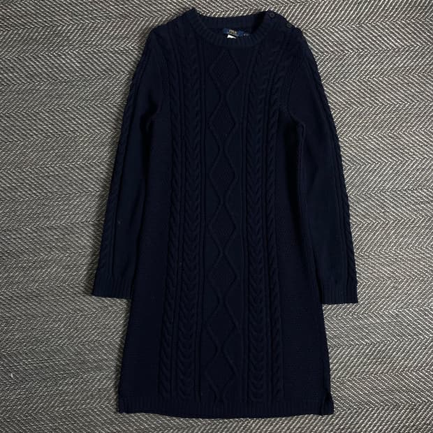 폴로 랄프로렌 신형 케이블 니트 원피스o 2845