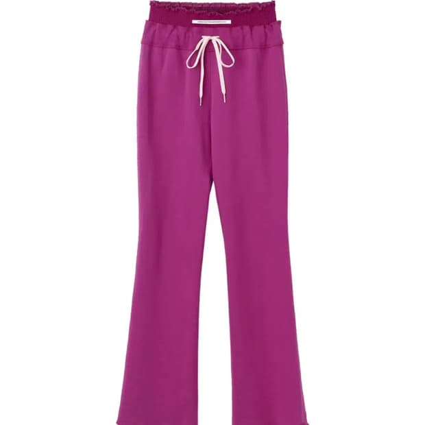 스컬프터 Trunk Layered Sweat Pants Fuchsia