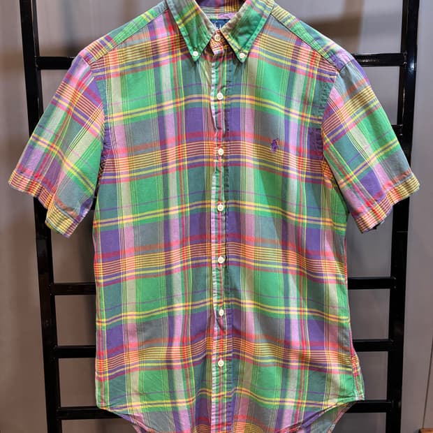 [S] Ralph Lauren 랄프로렌 클래식핏 마드라스 체크 반소매 버