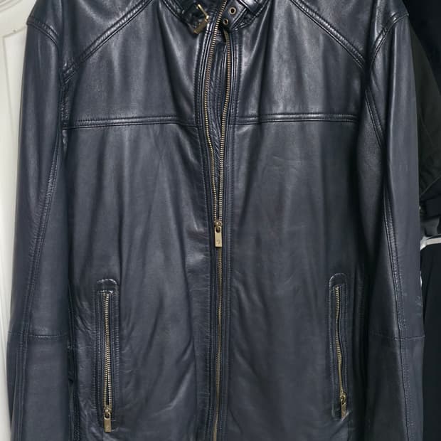 Massimo Dutti 리얼 가죽 자켓 M(100) 마시모두띠