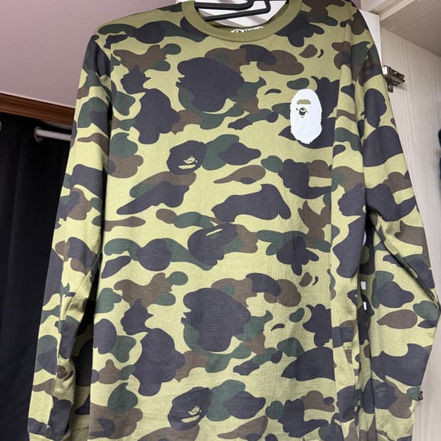 베이프 1st 카모 롱슬리브 팔아요