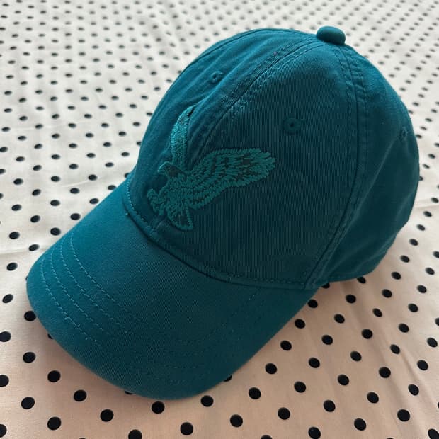 아메리칸 이글 청록 볼캡모자