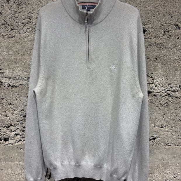 BURBERRY LONDON 캐시미어 집업 니트