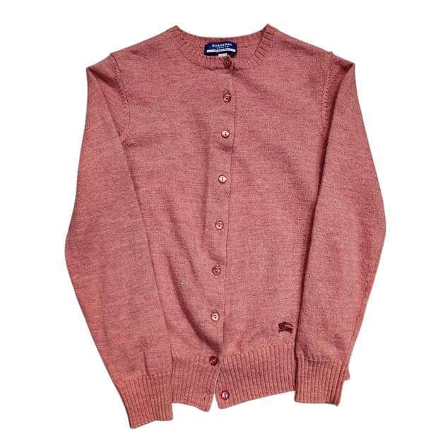 버버리 블루라벨 니트 가디건 핑크 (여성 44~55)