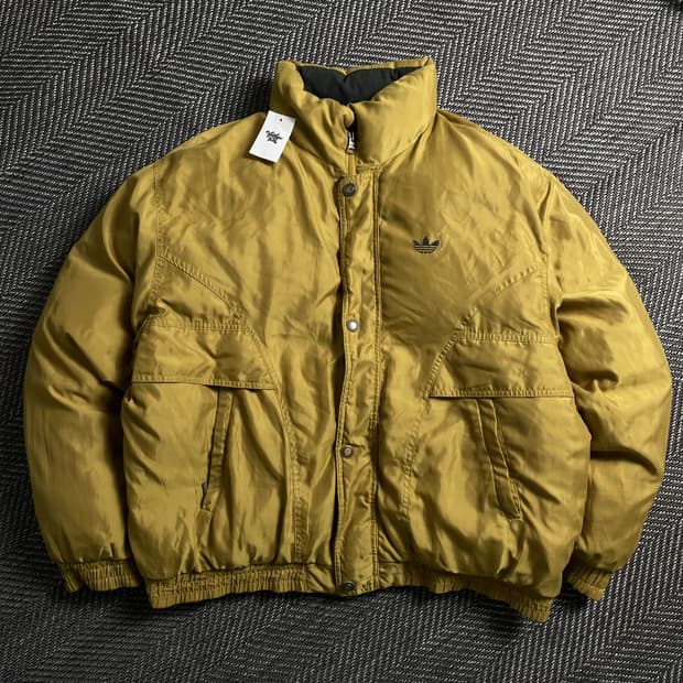 90s 아디다스 올드스쿨 리버시블 다운 푸퍼 패딩y 2684