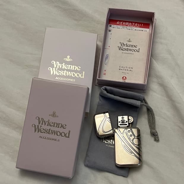 비비안웨스트우드 실버925 지포 라이터