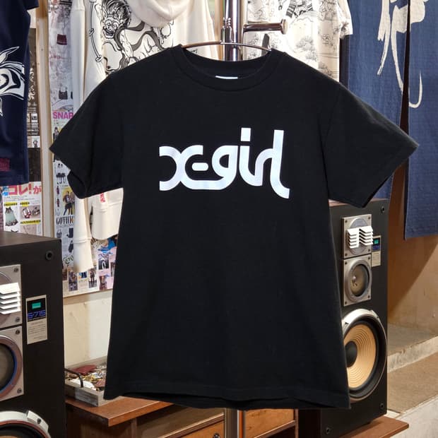 JPN 엑스걸 프린팅 슬림핏 반팔