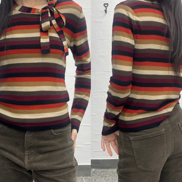 Ribbon autumn knit