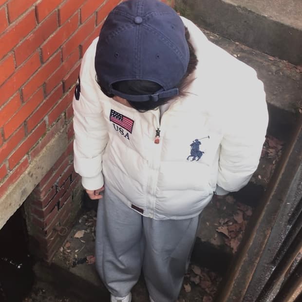 폴로빅포니 패딩L