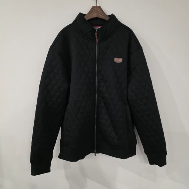 테디베어 블랙 다이아 퀼팅 자켓 105