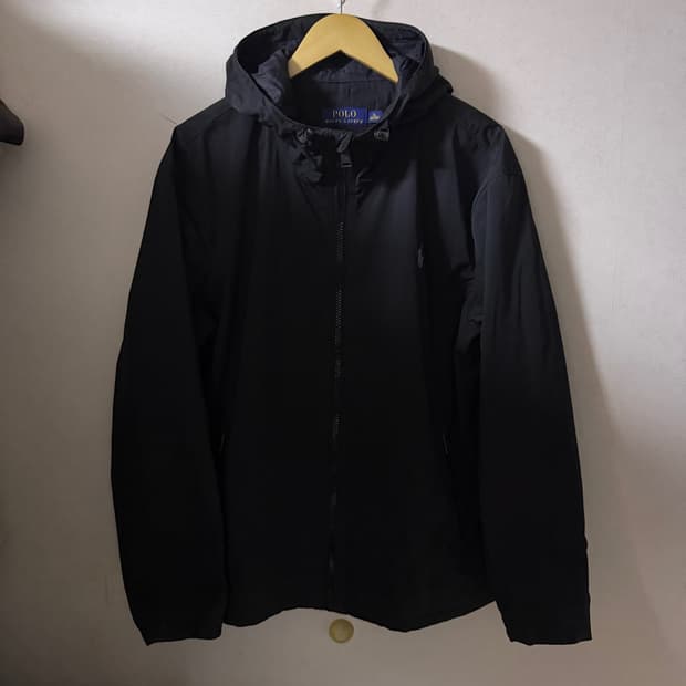 폴로 랄프로렌 남성 나일론 후드 바람막이 점퍼 XL (105정도)