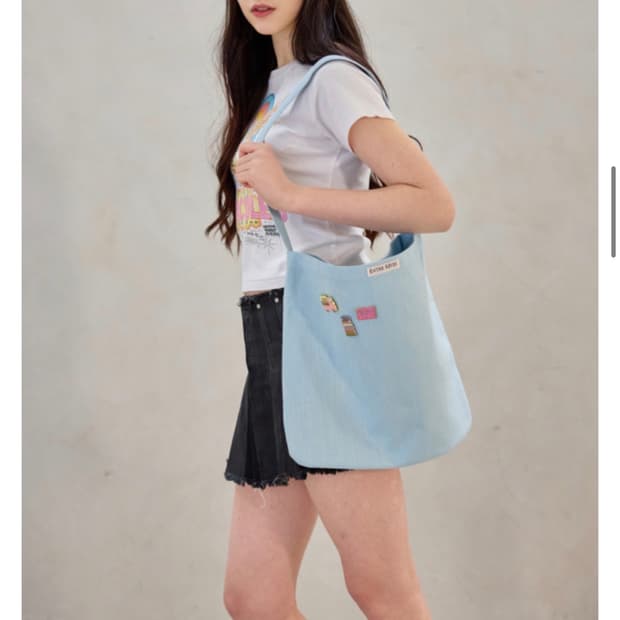앙트레브 에코백 스카이블루 새상품 (35000원)