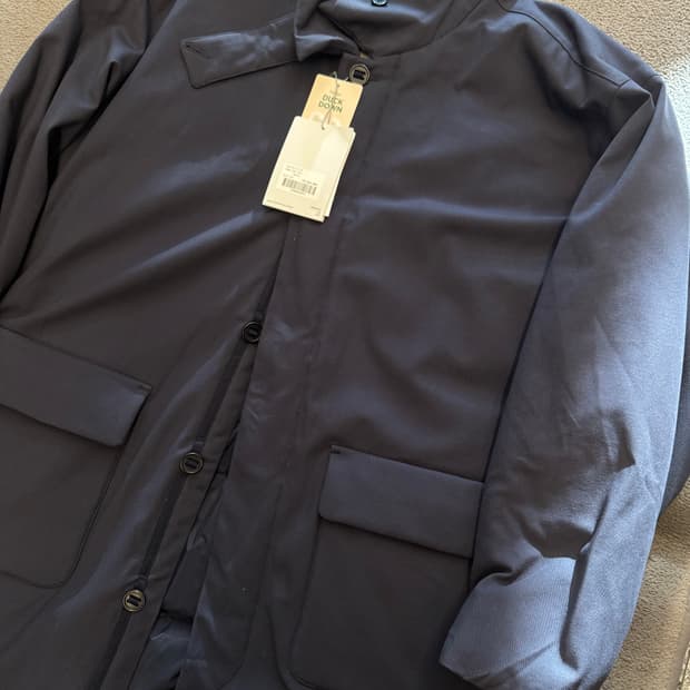 어나더 오피스 구스다운 롱 코트 새상품 처분 