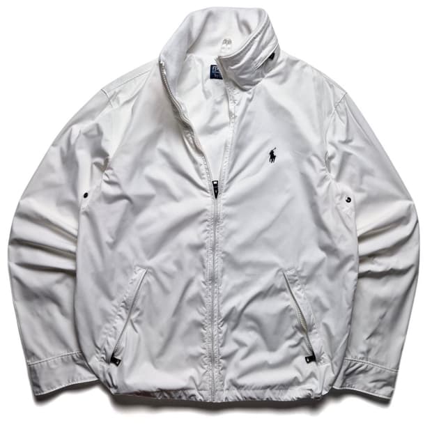 폴로 폴리쉘 자켓 화이트