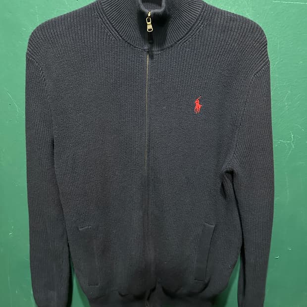 폴로 니트집업 네이버S